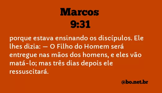 Marcos 9:31 NTLH