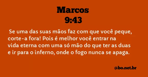 Marcos 9:43 NTLH