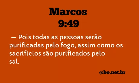 Marcos 9:49 NTLH