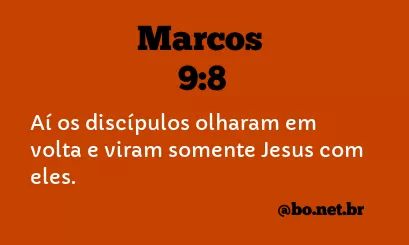 Marcos 9:8 NTLH