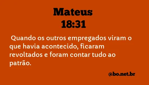 Mateus 18:31 NTLH