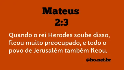 Mateus 2:3 NTLH