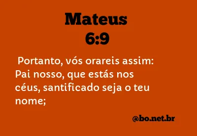 Mateus 6 - ACF - Almeida Corrigida Fiel - Bíblia Online