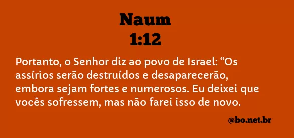 Naum 1:12 NTLH