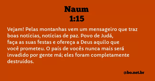Naum 1:15 NTLH