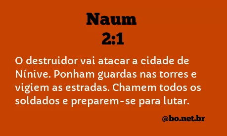 Naum 2:1 NTLH