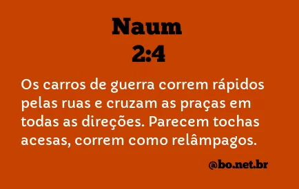Naum 2:4 NTLH