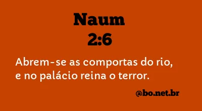 Naum 2:6 NTLH