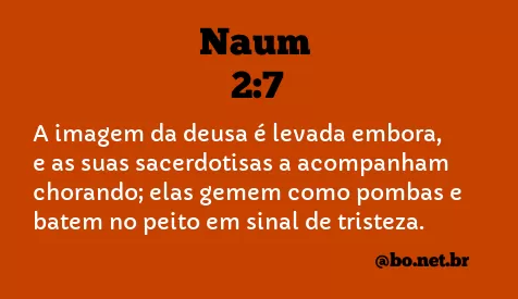 Naum 2:7 NTLH