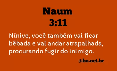 Naum 3:11 NTLH