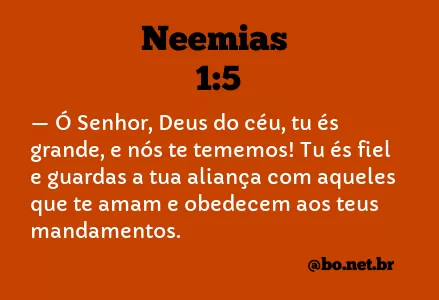 Neemias 1:5 NTLH