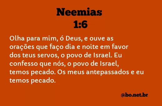 Neemias 1:6 NTLH