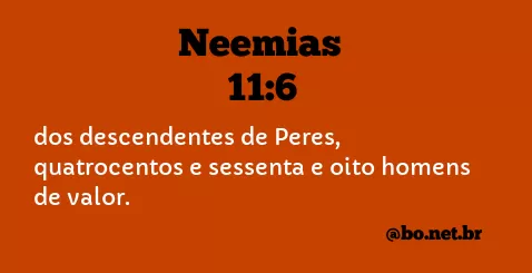 Neemias 11:6 NTLH