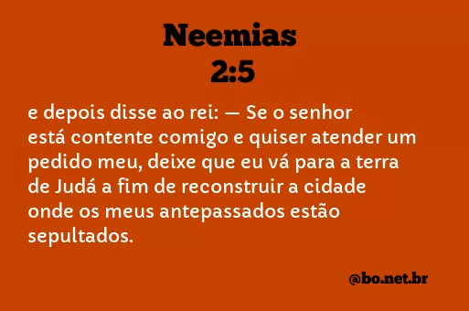 Neemias 2:5 NTLH
