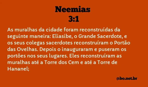 Neemias 3:1 NTLH