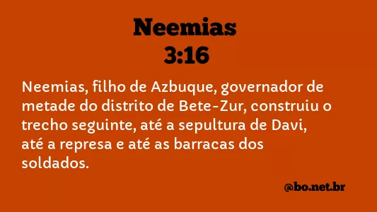 Neemias 3:16 NTLH