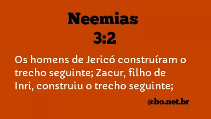 Neemias 3:2 NTLH