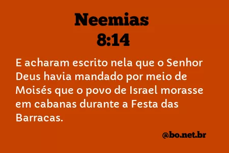 Neemias 8:14 NTLH