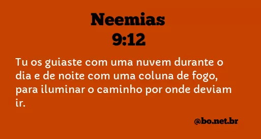 Neemias 9:12 NTLH