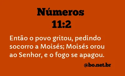 Números 11:2 NTLH