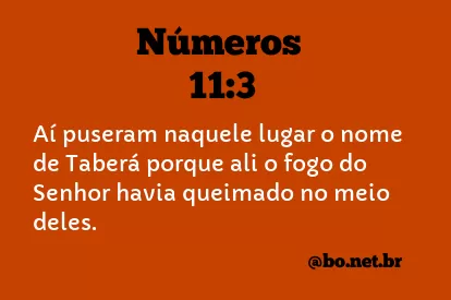 Números 11:3 NTLH