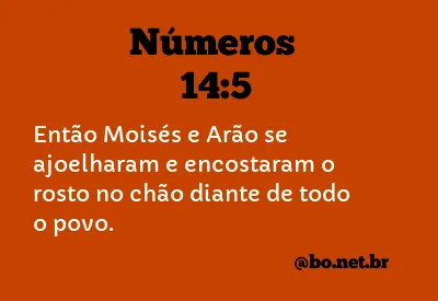 Números 14:5 NTLH