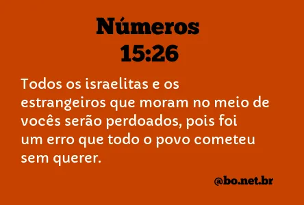 Números 15:26 NTLH