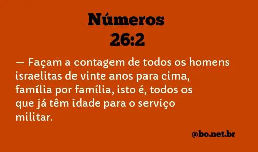 Números 26:2 NTLH