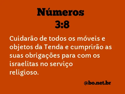 Números 3:8 NTLH