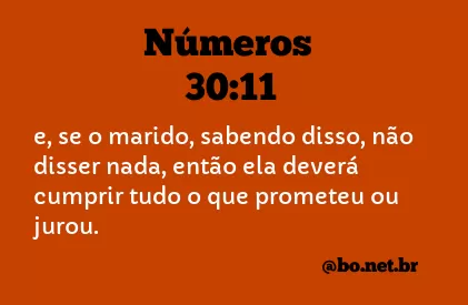 Números 30:11 NTLH
