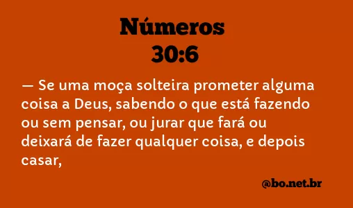 Números 30:6 NTLH