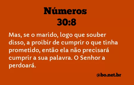 Números 30:8 NTLH