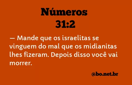 Números 31:2 NTLH