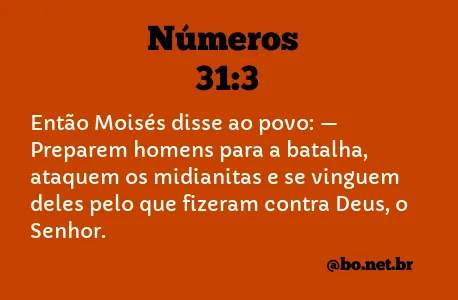 Números 31:3 NTLH