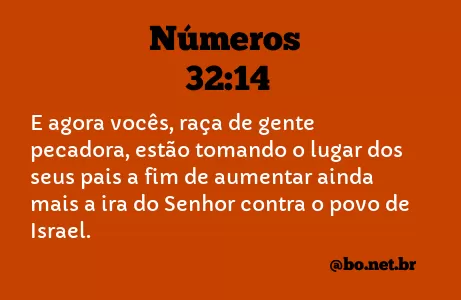 Números 32:14 NTLH