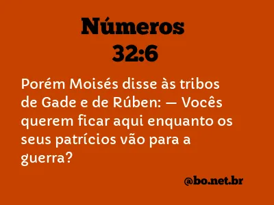 Números 32:6 NTLH