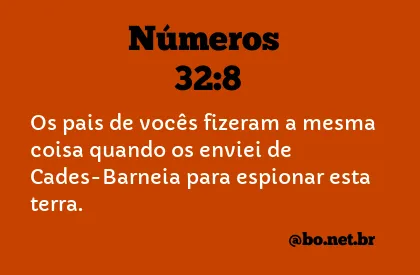 Números 32:8 NTLH