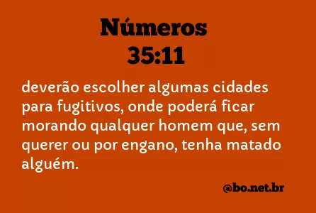 Números 35:11 NTLH
