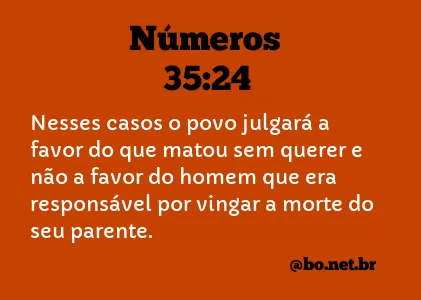 Números 35:24 NTLH
