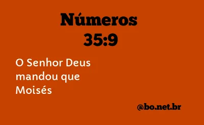 Números 35:9 NTLH