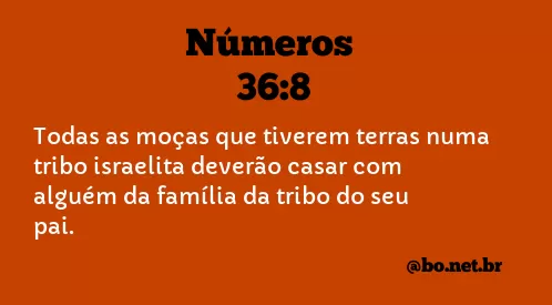 Números 36:8 NTLH