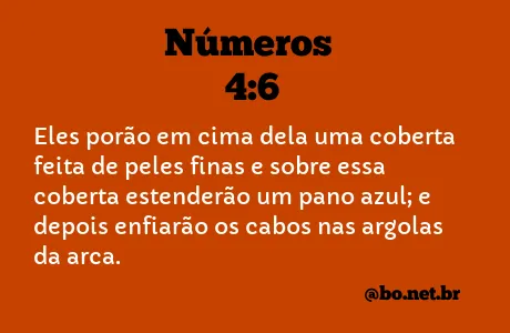 Números 4:6 NTLH