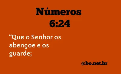 Números 6:24 NTLH