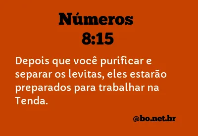 Números 8:15 NTLH