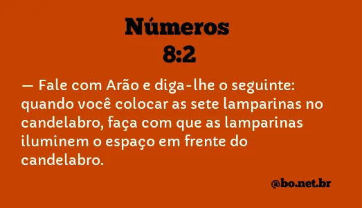 Números 8:2 NTLH