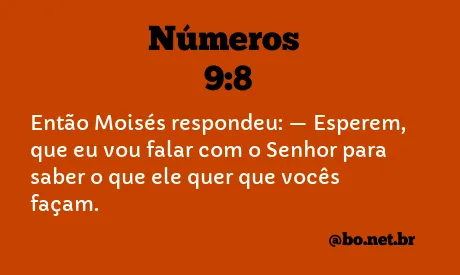 Números 9:8 NTLH