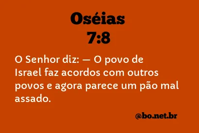 Oséias 7:8 NTLH