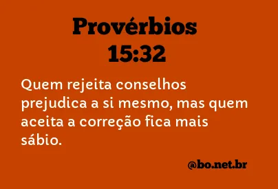 Provérbios 15:32 NTLH