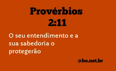 Provérbios 2:11 NTLH