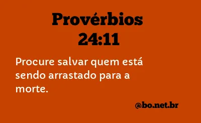 Provérbios 24:11 NTLH